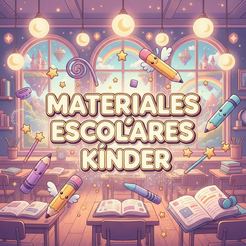 Lista de Kinder (Materiales escolares 2026-27)