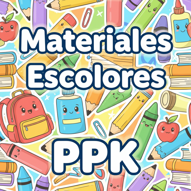 Lista de PPK (Materiales escolares 2026-27)