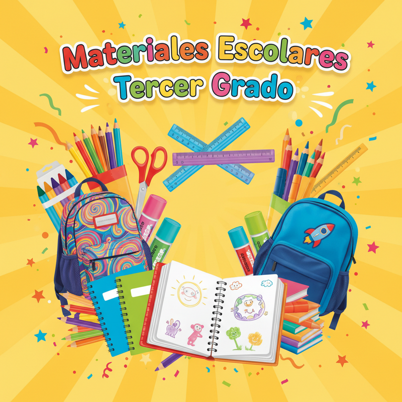 Lista de Tercero (Materiales escolares 2026-27)