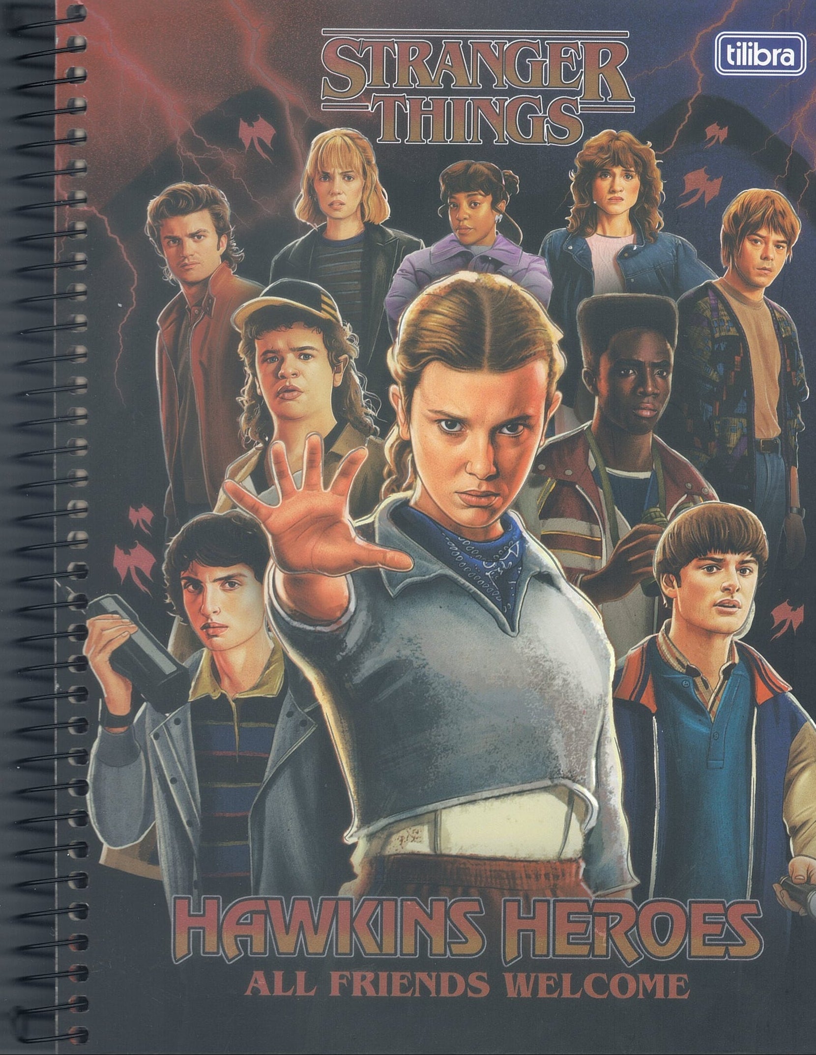 Libreta Argollada Stranger Things Gde 10 Sub. Dura 320 PG