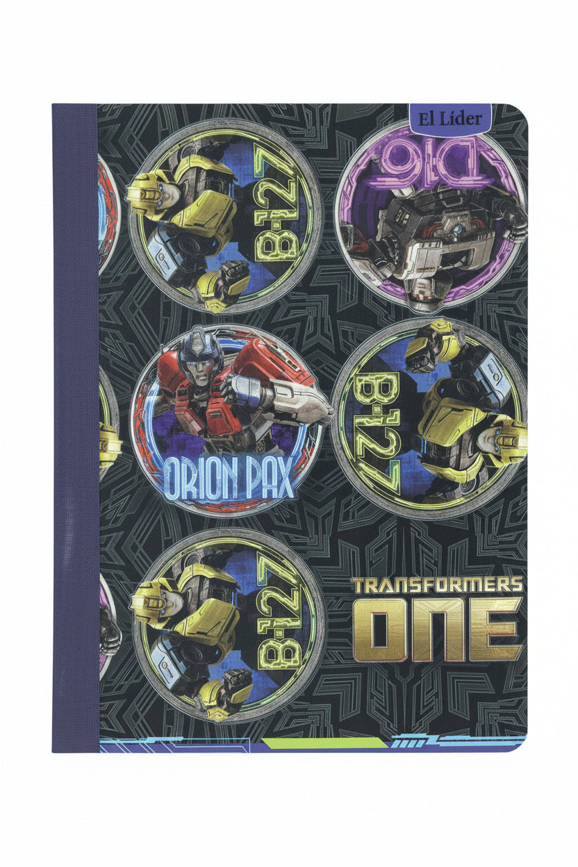Libreta Transformers One 200 PG