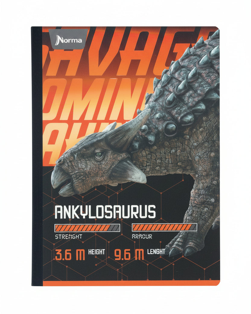 Libreta Dinosaurs Gde 200 PG