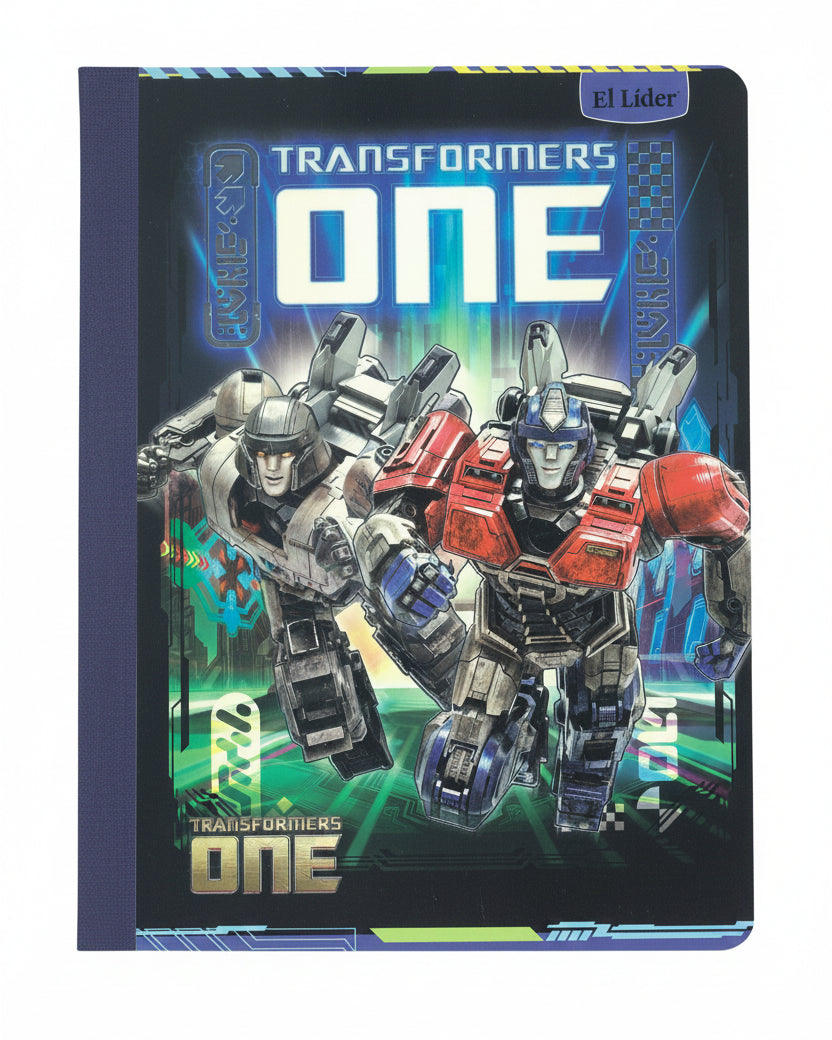 Libreta Transformers One 200 PG
