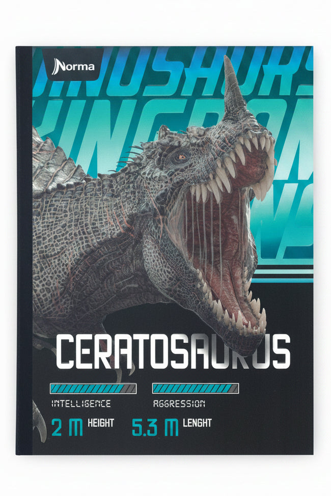 Libreta Dinosaurs Gde 200 PG