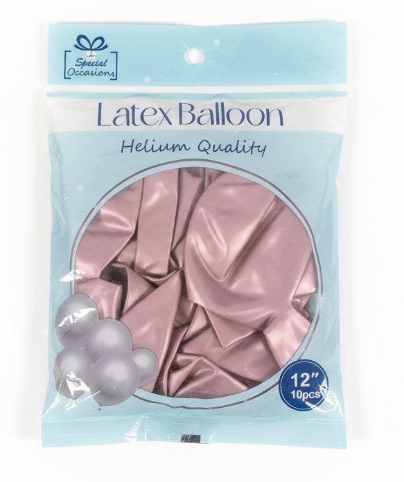Latex Balloon | Color Lavander Metalic | 12IN |  10PK