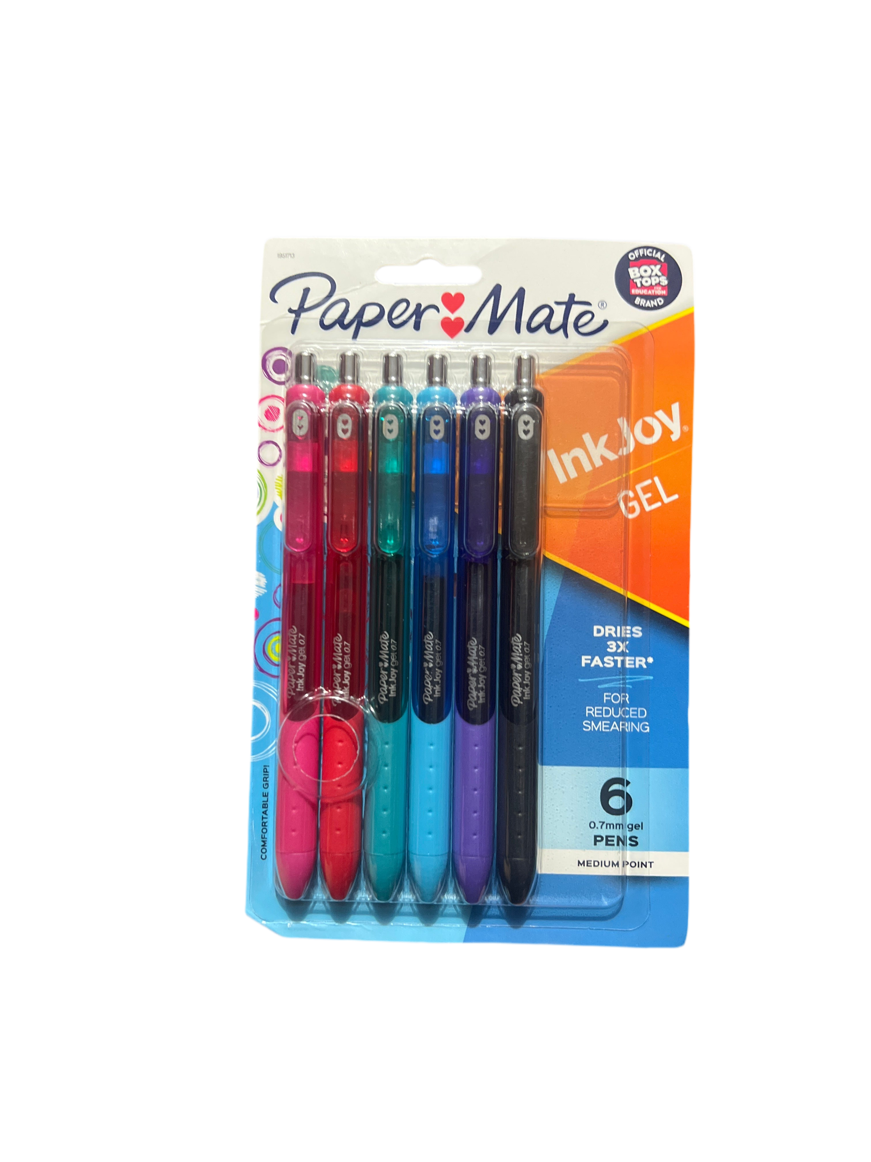 INK JOY GEL RETRACTABLE .7M F-ASST. 6CD