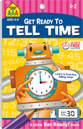 GET READY TO TELL TIME GRADES 1-2 WORKBOOK