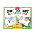 123 DOT-TO-DOT COLORING PAD - PETS