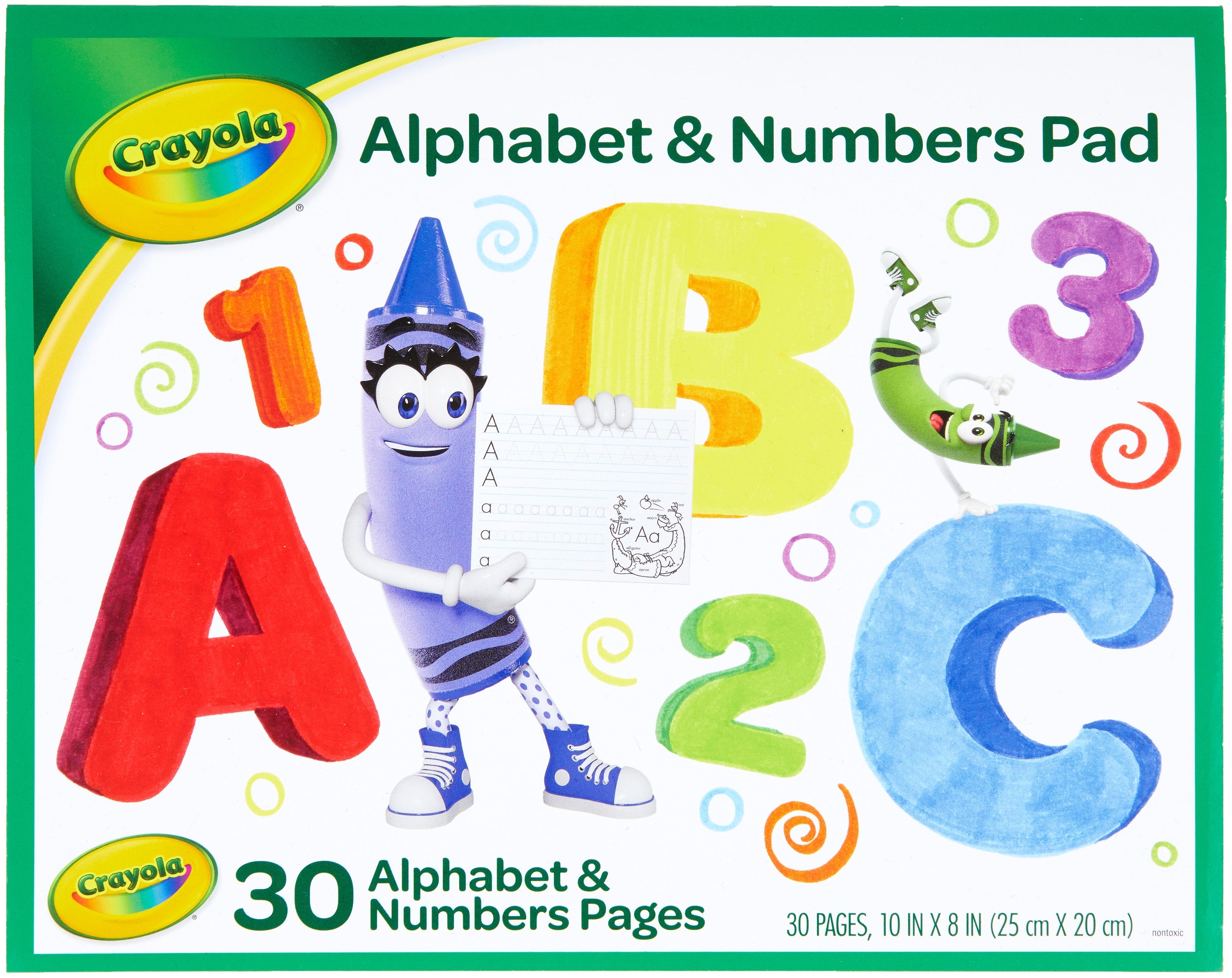 Crayola Alphabet & Numbers | Pad 10"X8"