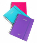 Libreta Universal Neon  160 pg  10 Materias