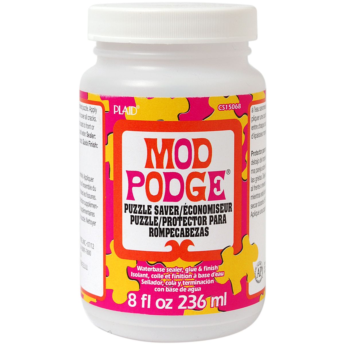 Plaid Mod Podge Puzzle Saver | 8oz