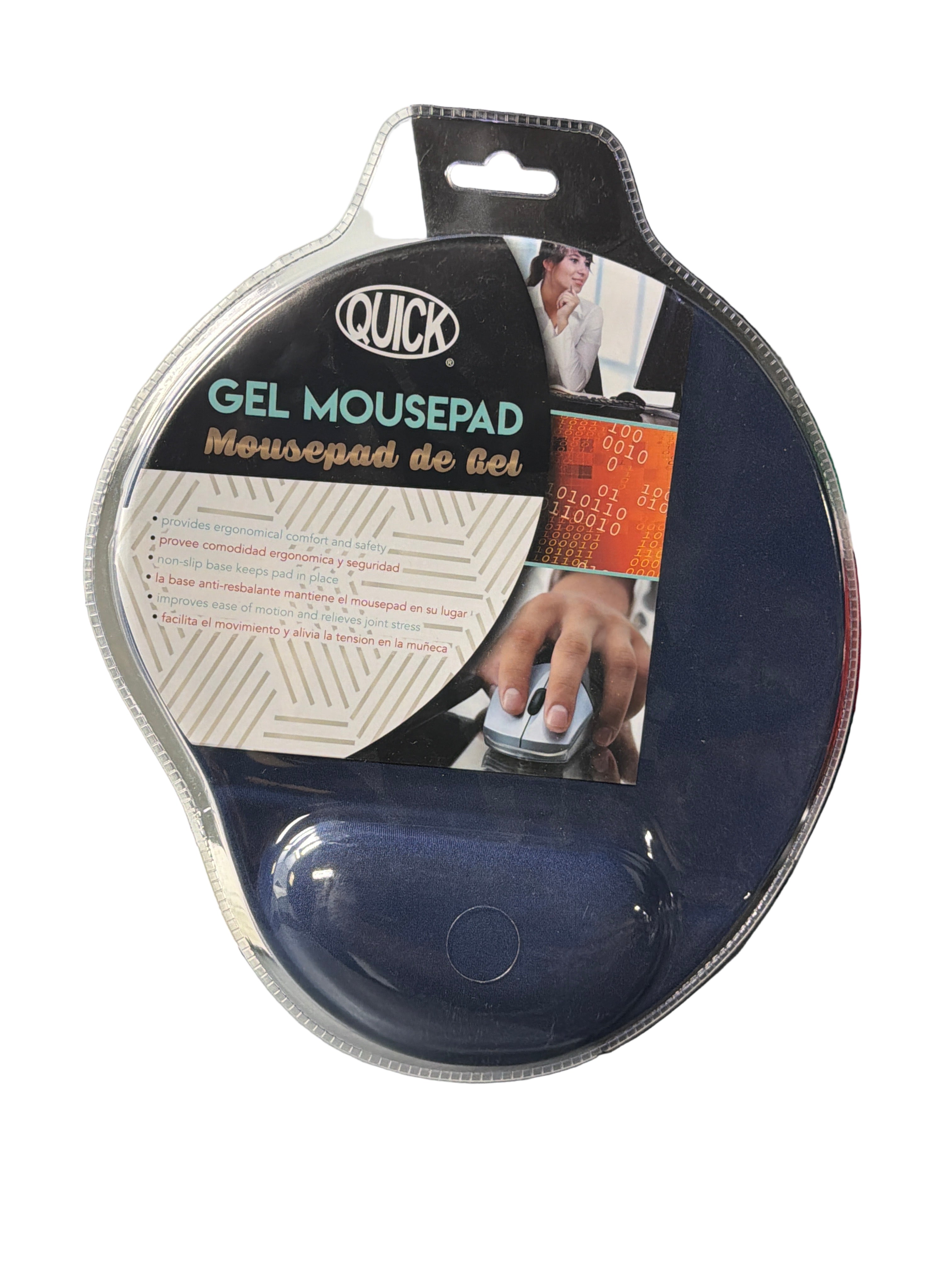 GEL WRIST REST & MOUSE PAD BLUE
