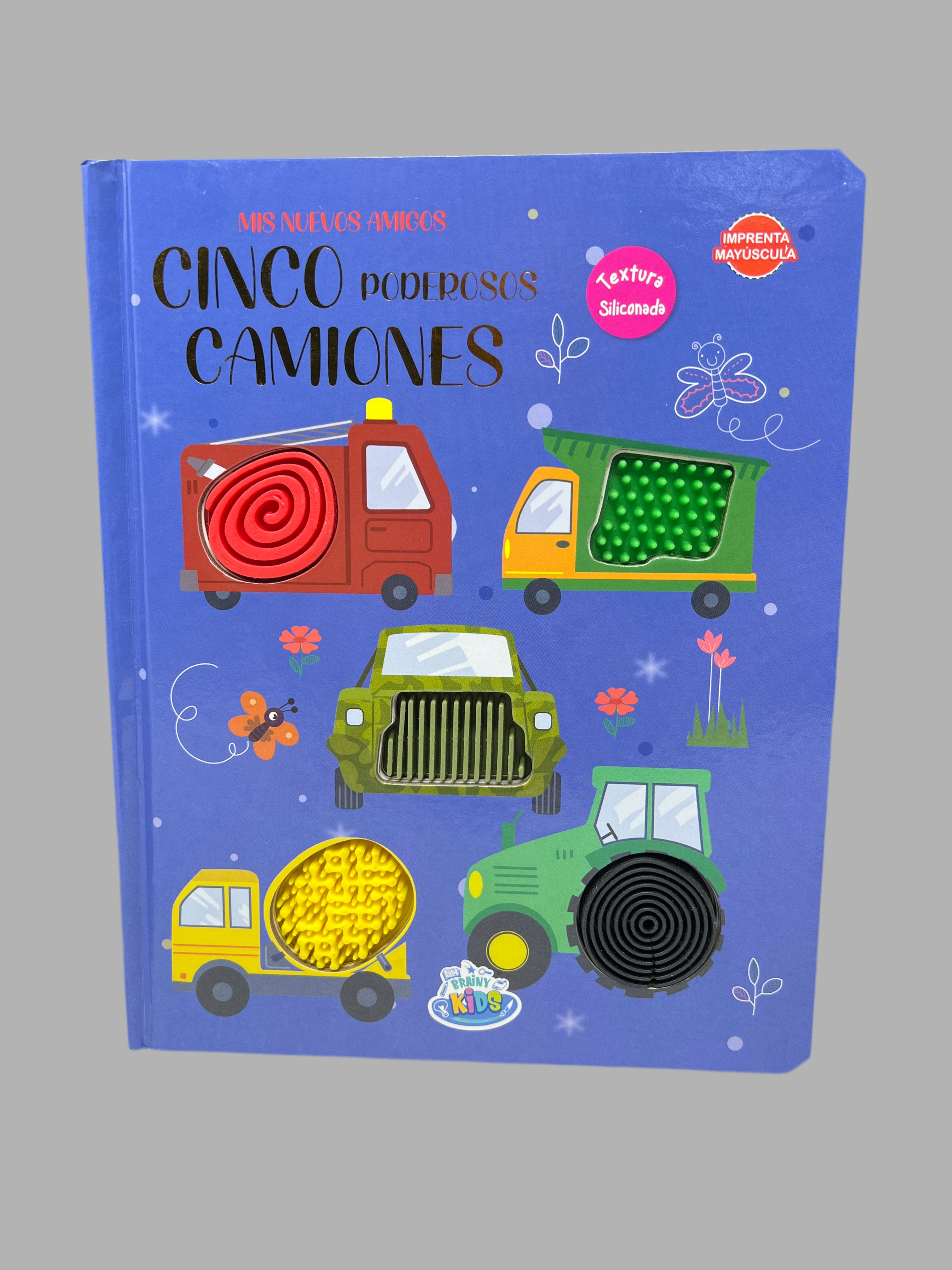 LIBRO TEXTURAS CINCO CAMIONES