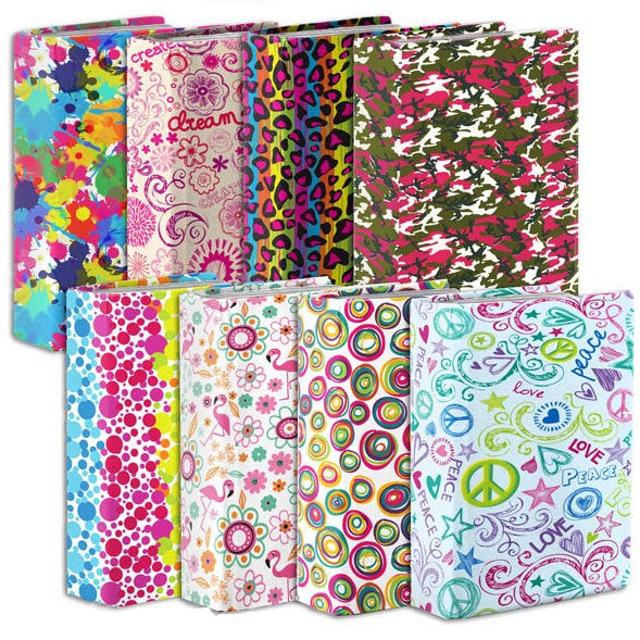 BOOK COVERS STRETCH ASST PRINTS