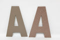 Alphabet Cardboard Sticker Gold Rose (SLA-017)