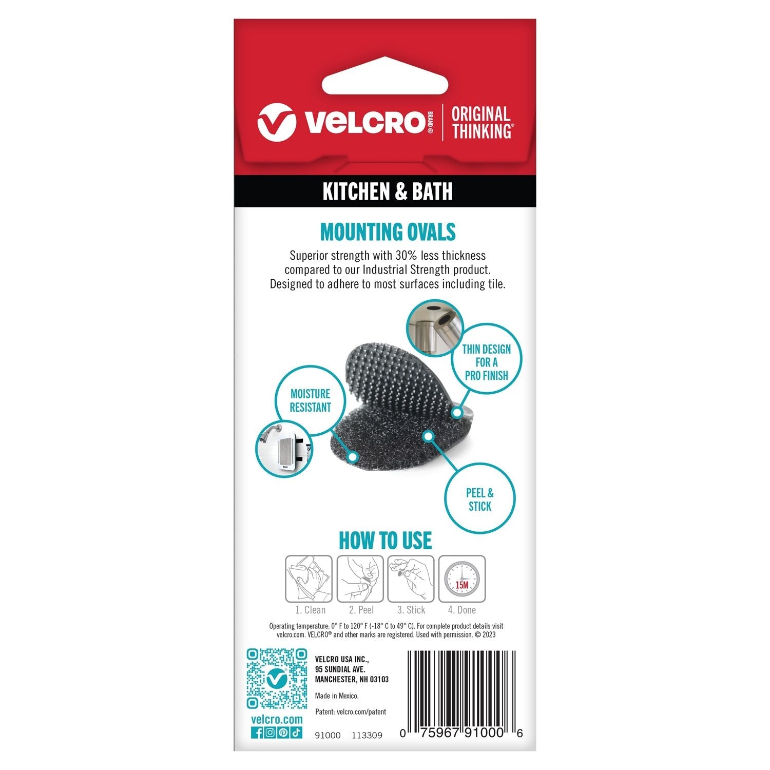 VELCRO® Brand Industrial Strength Coins |  1"X.75"  | 10Pkg