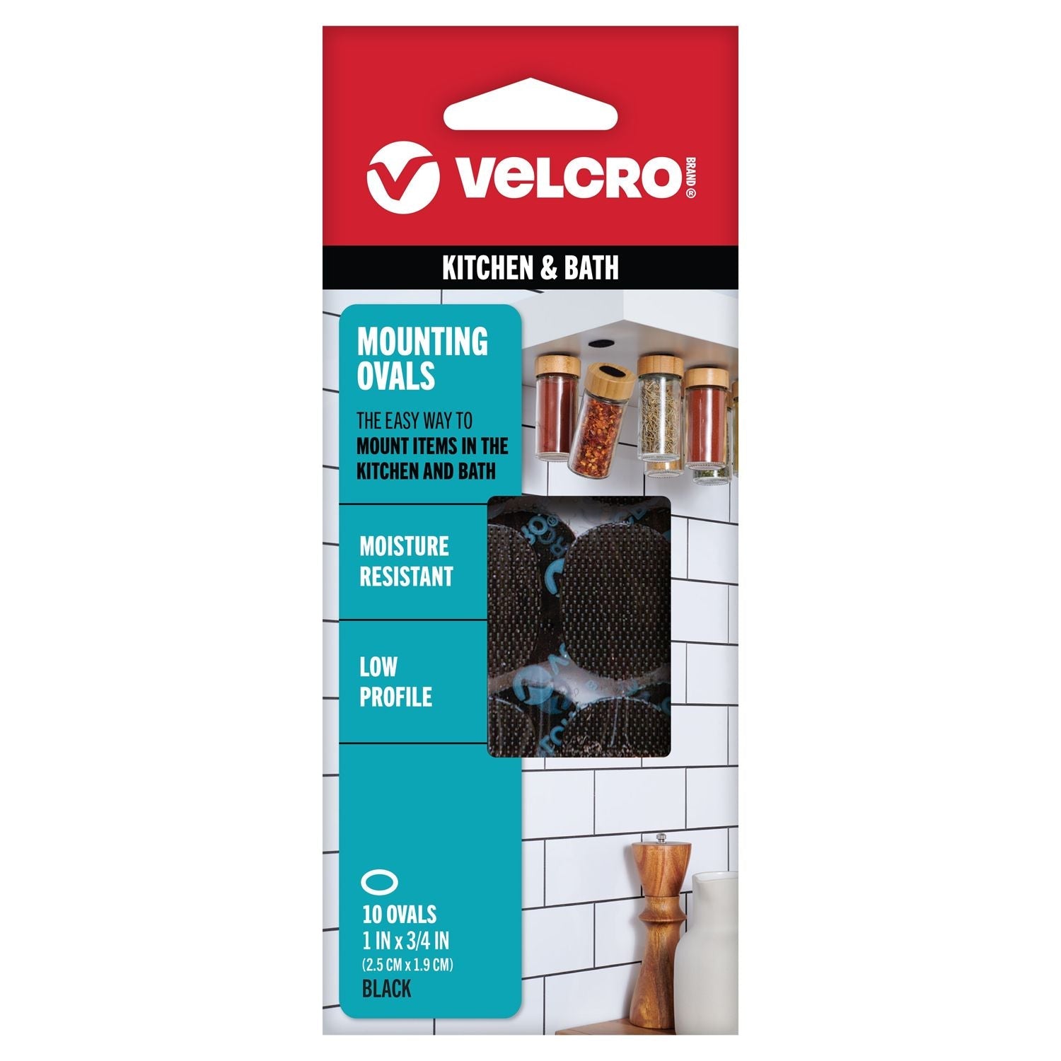 VELCRO® Brand Industrial Strength Coins |  1"X.75"  | 10Pkg