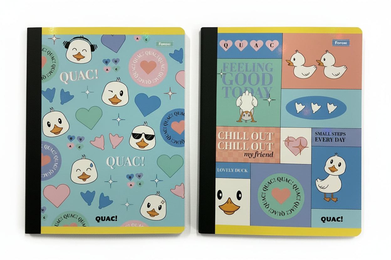 Libreta Tapa Flexible Quak | 100 Hojas