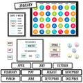 Calendar Set Bulletin Board | 67 pcs
