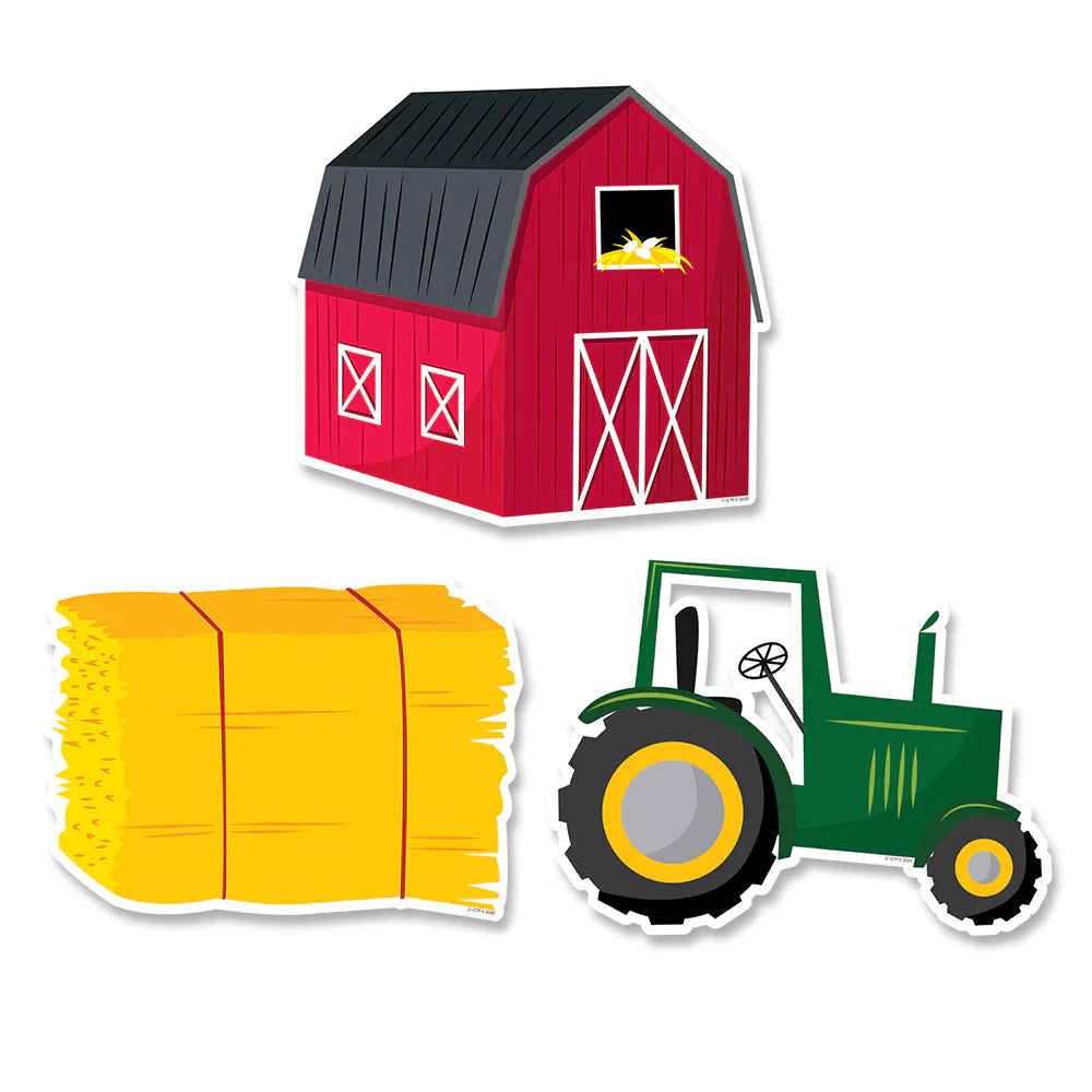 Farm Friends Farm Fun  Cut-Outs | 6 Inch Designer