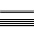 BLACK STRIPES EZ BORDER 48 FEET
