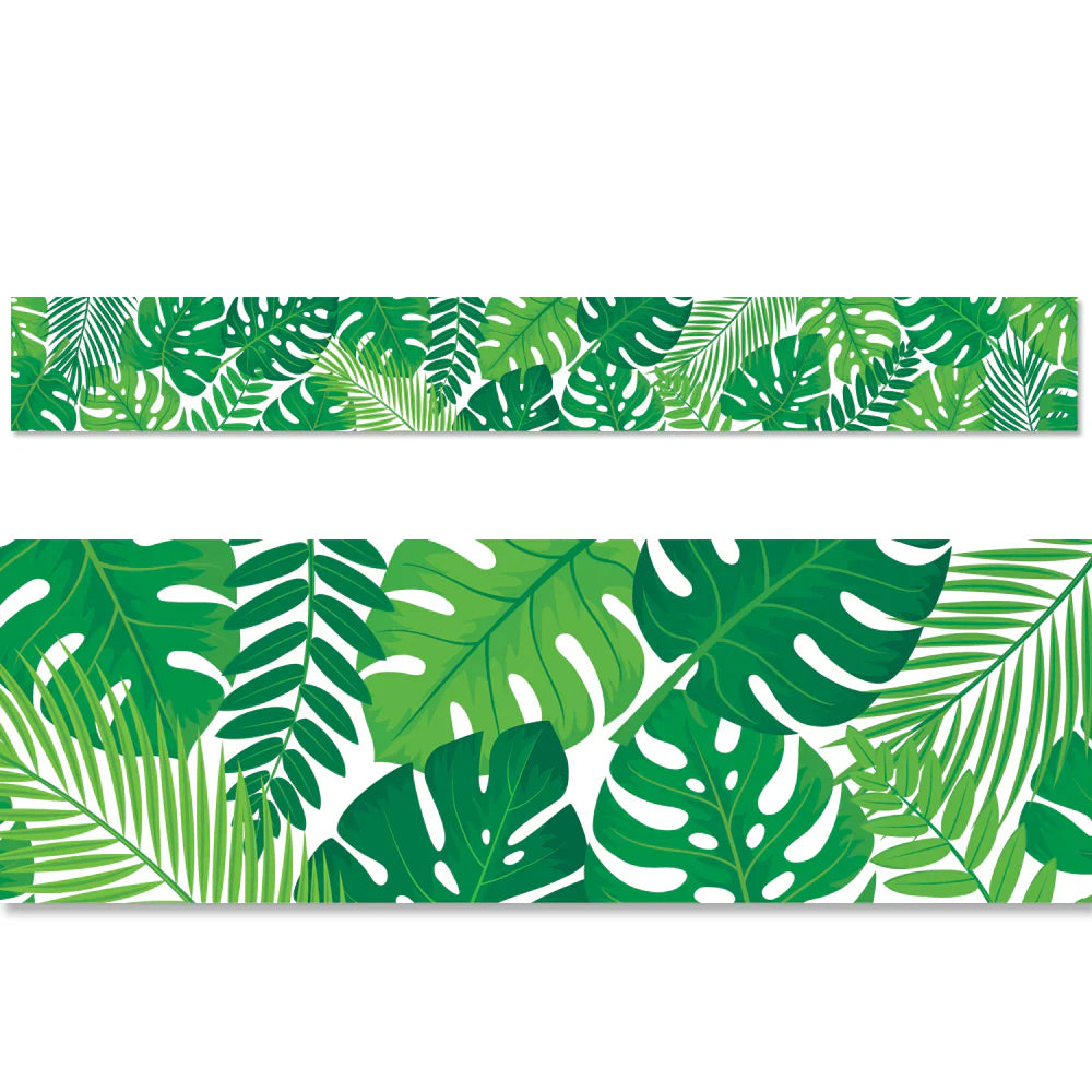 Tropical Leaves EZ Border | 48 FT | 24 STRIPS