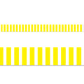 YELLOW BOLD STRIPES EZ BORDER 48FT. 24 STRIPS