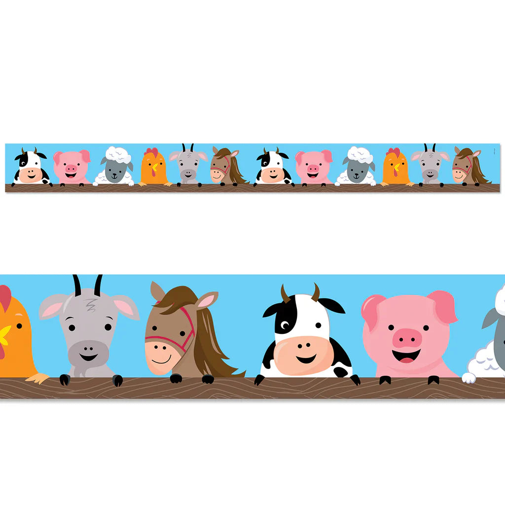 FARM FACES EZ BORDER 48FT. 24 STRIPS