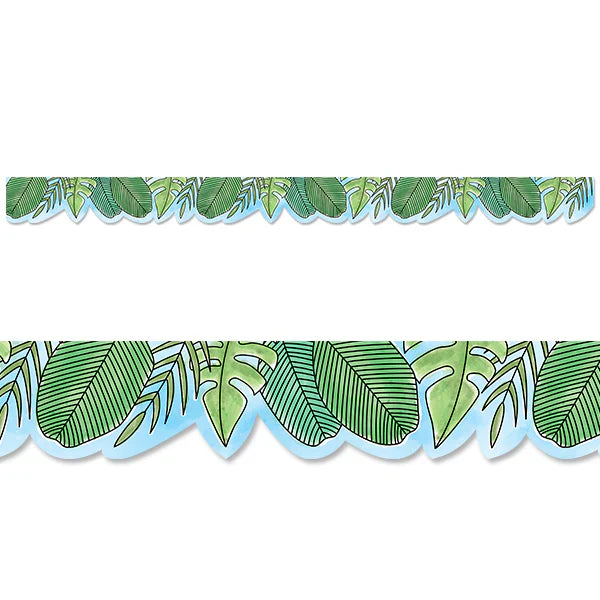 Jumbo Leaves EZ Border |48Ft. | 24 STRIPS