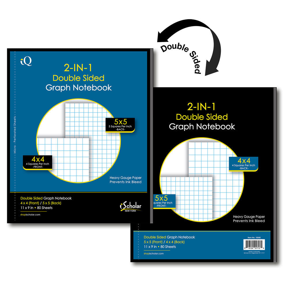 Coil-Less 1 Subject Graph Notebook 80 Sheet