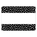 Messy Dots on Black Labels