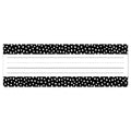 Messy Dots on Black Name Plates