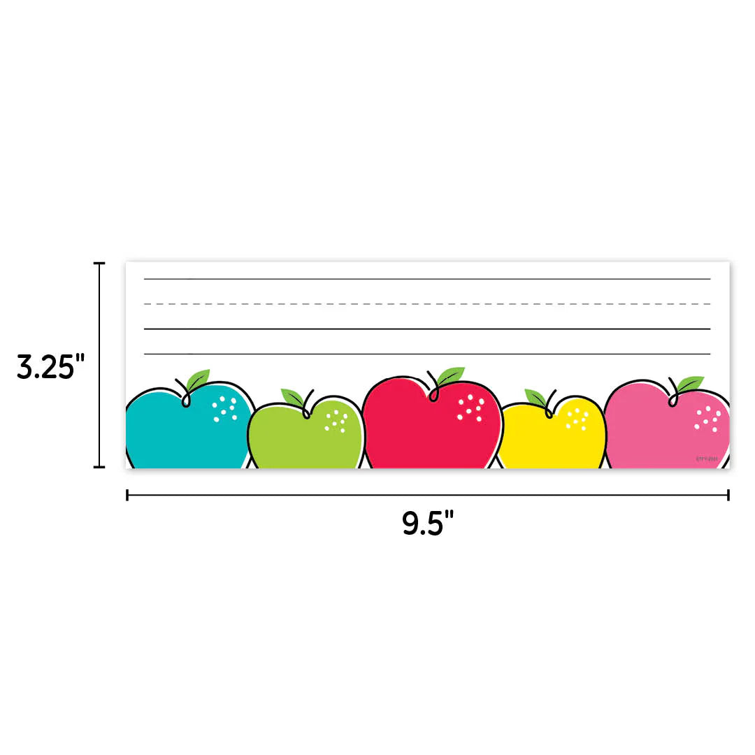 Doodle Apples Name Plates