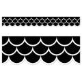 Black Scallops EZ Borders
