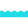 BORDER POLKA DOTS BLUE