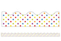 Rainbow dots Borders | 39' per package