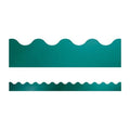 Teal Foil Scalloped Bulletin Board Borders | 13 strips