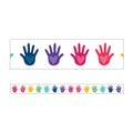 Hands with Hearts Straight Borders 2 strips