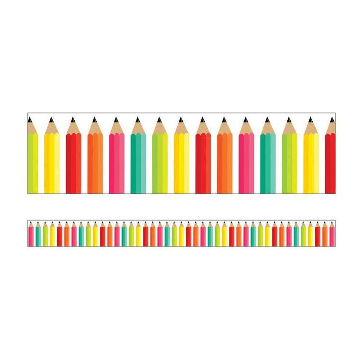Pencils Straight Borders