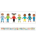 All Are Welcome Kids Straight Bulletin Board Borders |  12 strips