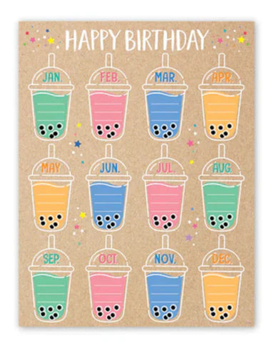 Krafty Pop Happy Birthday  Chart