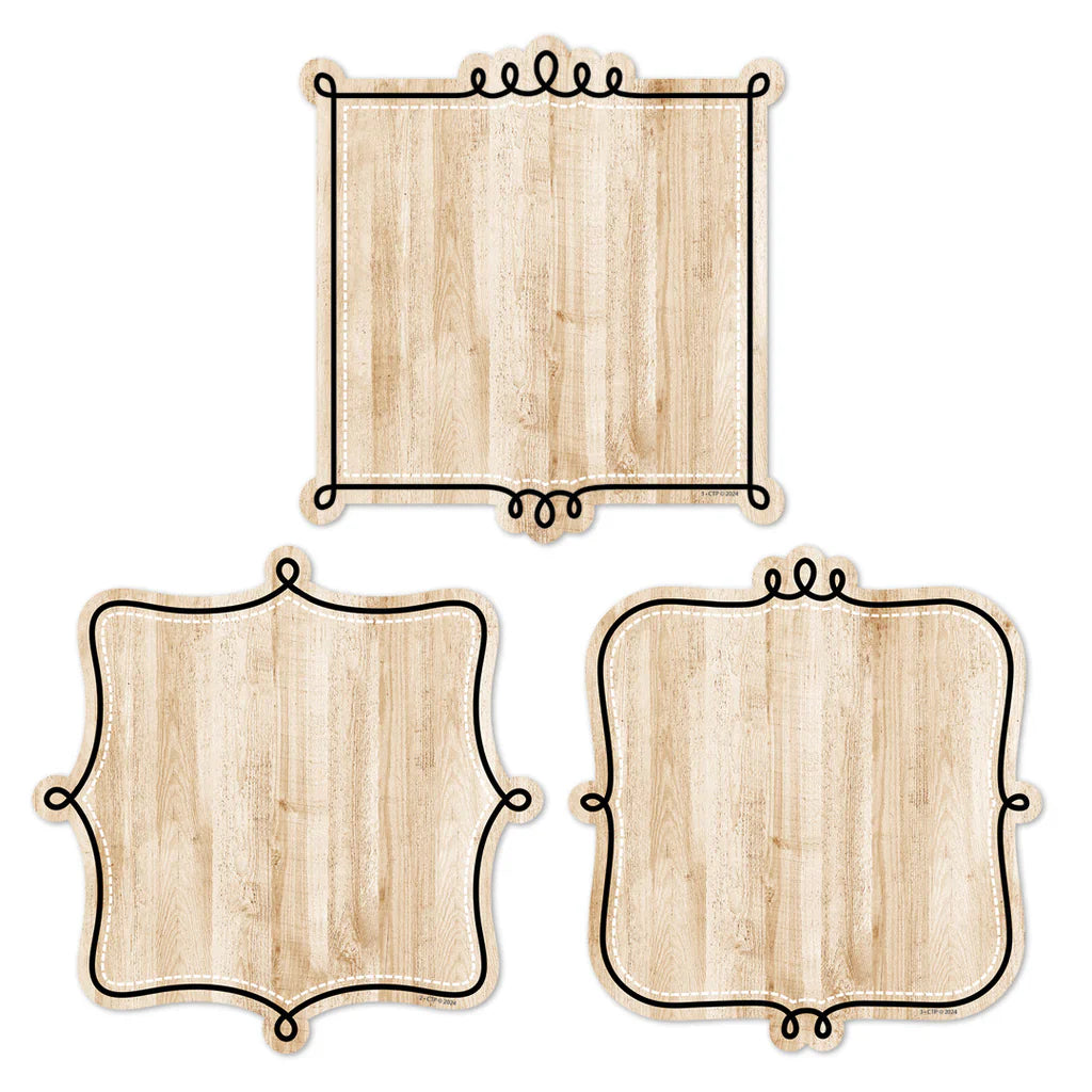 CORE DECOR LOOP-DE LOOP ON WOOD 6" DESIGNER CUT-OU
