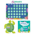 SEA FRIENDS CALENDAR SET BULLETIN BOARD SET 67 PCS