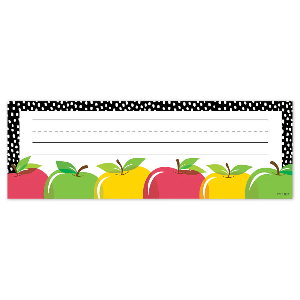 APPLE TIME NAME PLATES 36PCS