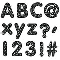 STARS ON BLACK (CD) 4" DESIGNER LETTER