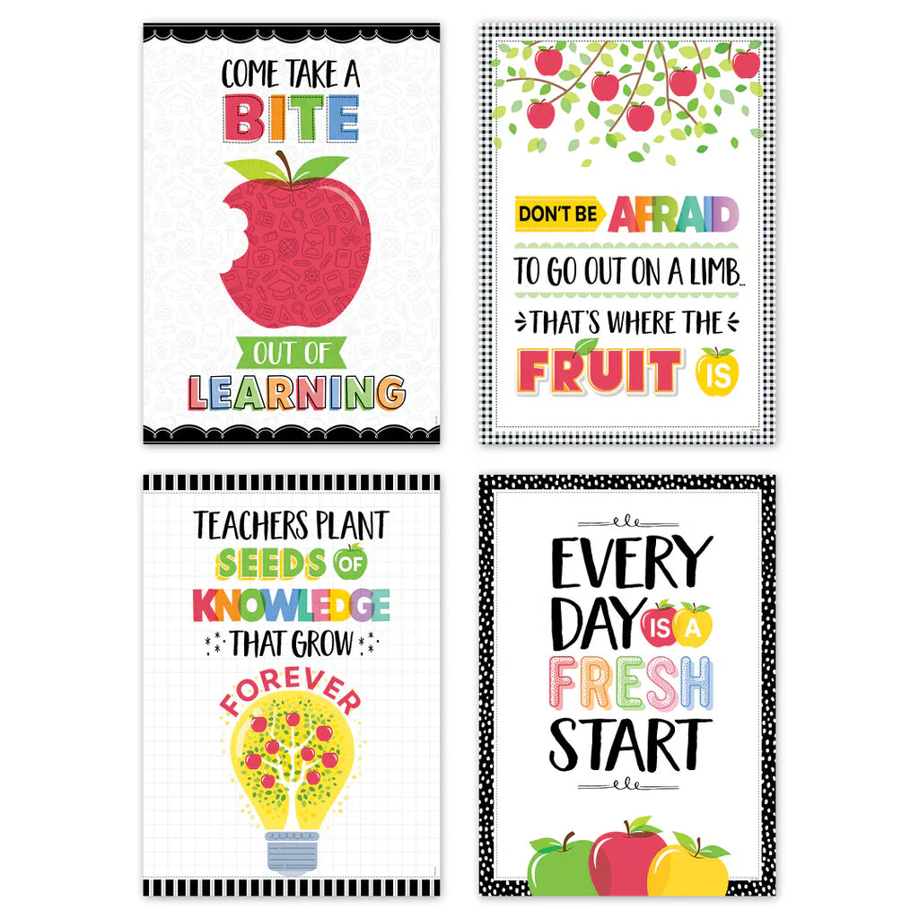 APPLE TIME INSPIRE U 4-POSTER PACK (APPLE TIME)