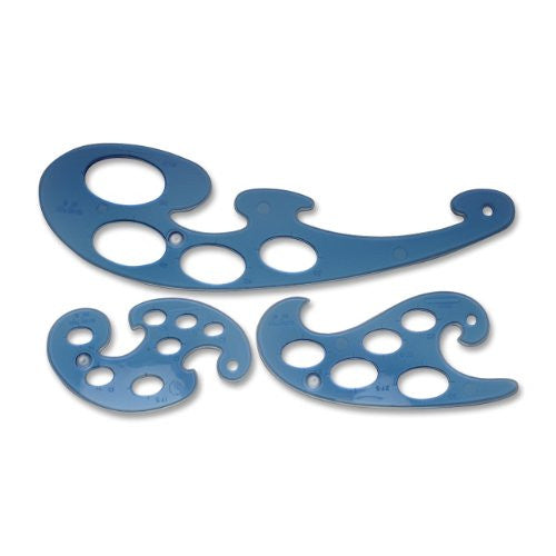 FRENCH CURVE SET 3 PC