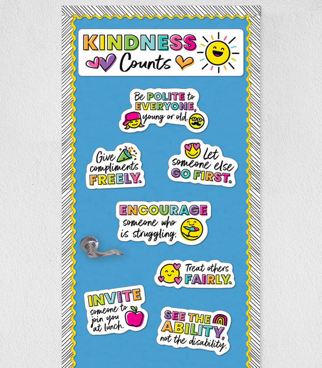 Kindness Counts Mini Bulletin Board Set | 15 pieces