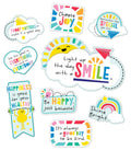 Happy Place Motivational Mini Bulletin Board Set | 15 pieces