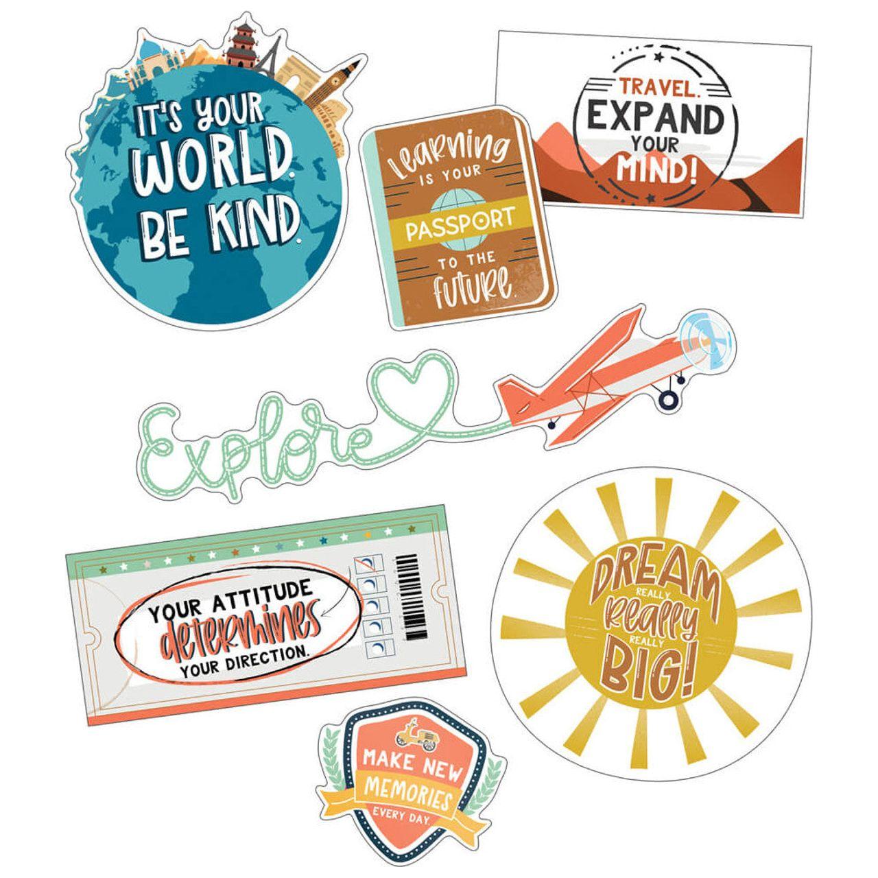 Motivational Mini Bulletin Board Set 16 PCS